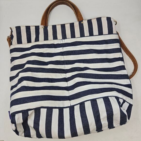 ALI GOLDEN Brown and Black Suede Tote Bag Reversible - Picture 14 of 16